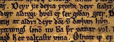 Codex Regius leaf
