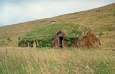 Viking house at Eiríksstaðir