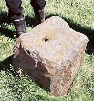 anvil stone at Adalbol